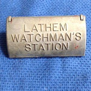 Lot of 5 Lathem watchman's station w keys